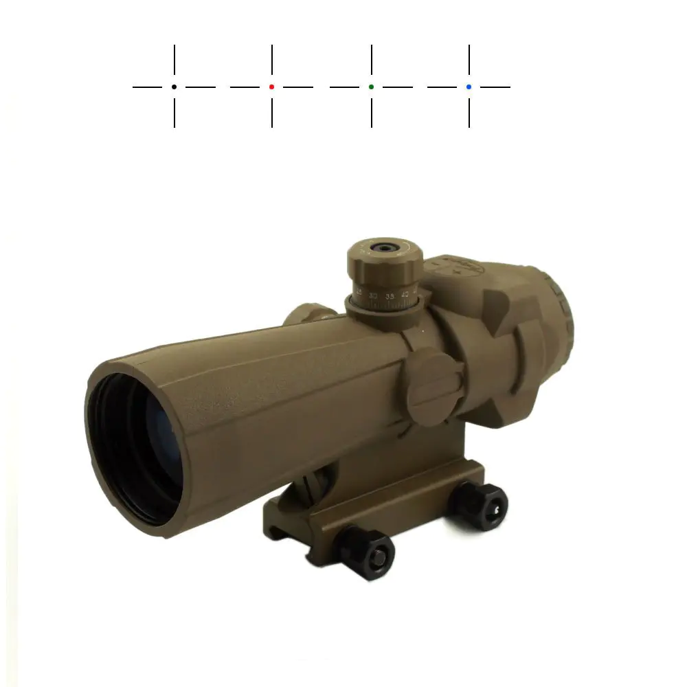 5x Wide Filed Of View Red Dot Scope With Magnification  141-5x40