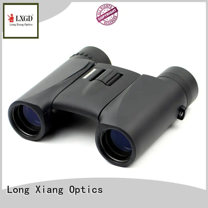 Long Xiang Optics waterproof binoculars yellow travel hd bincouars