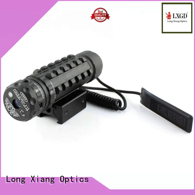 Long Xiang Optics Brand power adapter line custom tactical flashlight with laser