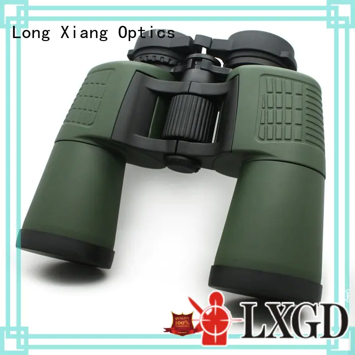 Long Xiang Optics Brand rubber large binocular waterproof binoculars manufacture