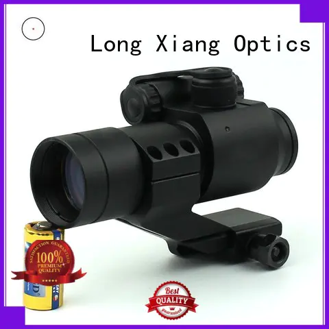 the newest magnified red dot scope new design for ipsc Long Xiang Optics