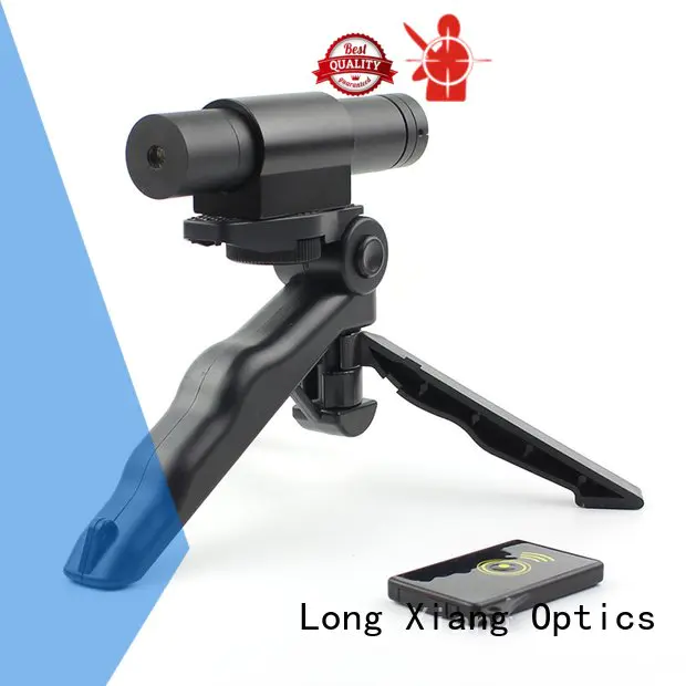 Long Xiang Optics trace 21mm solid tactical flashlight with laser tactical