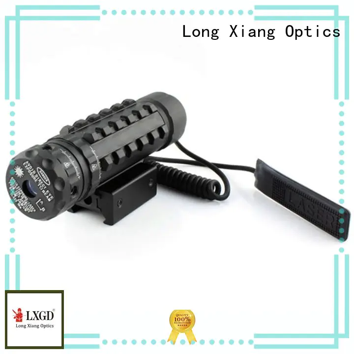 tactical flashlight with laser rifle collimator Long Xiang Optics Brand tactical laser pointer