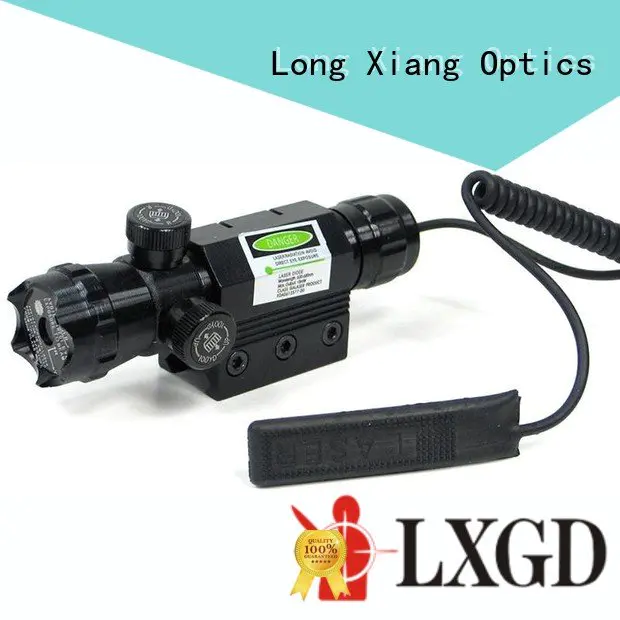Hot tactical flashlight with laser sights crimson 21mm Long Xiang Optics Brand
