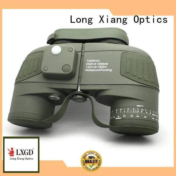 compact waterproof binoculars optical green OEM waterproof binoculars Long Xiang Optics