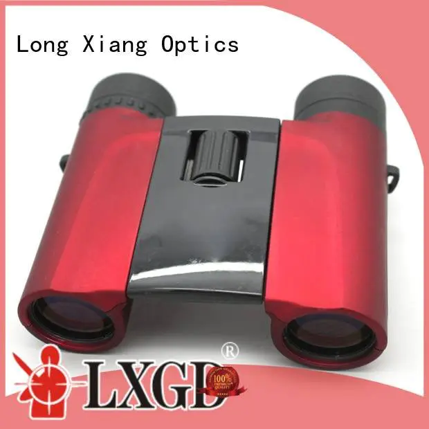 Custom waterproof binoculars yellow powered cover Long Xiang Optics