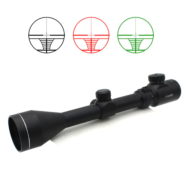 long range scope second focal plane 3-9x50 rifle scope for hunting