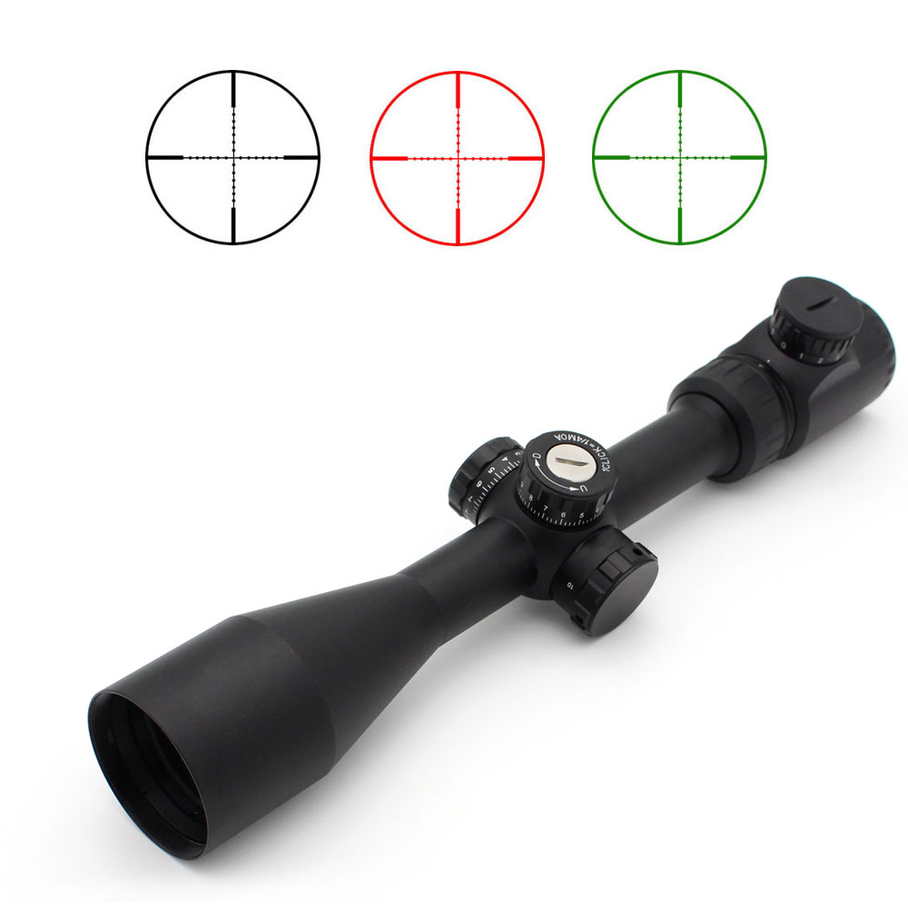 Long Xiang Optics-Tactical Red Green Dot Sight Riflescope Gun Scope 3-12X44