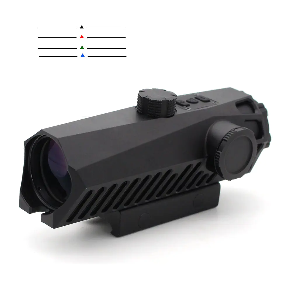 Unique Exterior Design 4x32 Fixed Power Tactical Scopes Red Green Blue Reticle Ar Sights 151-4x32