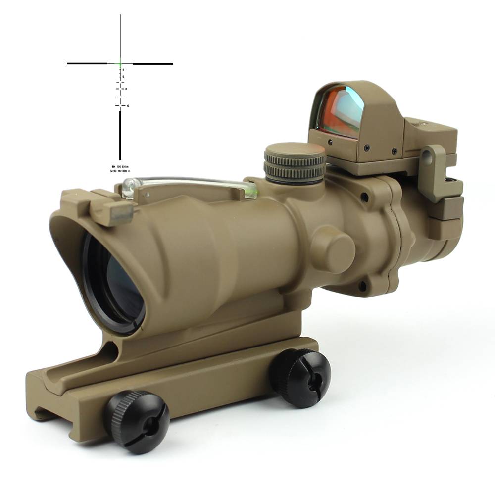 Illuminated Mil Dot Tactical Scopes W/ DR Drop Bullet Circle 4x32C2A