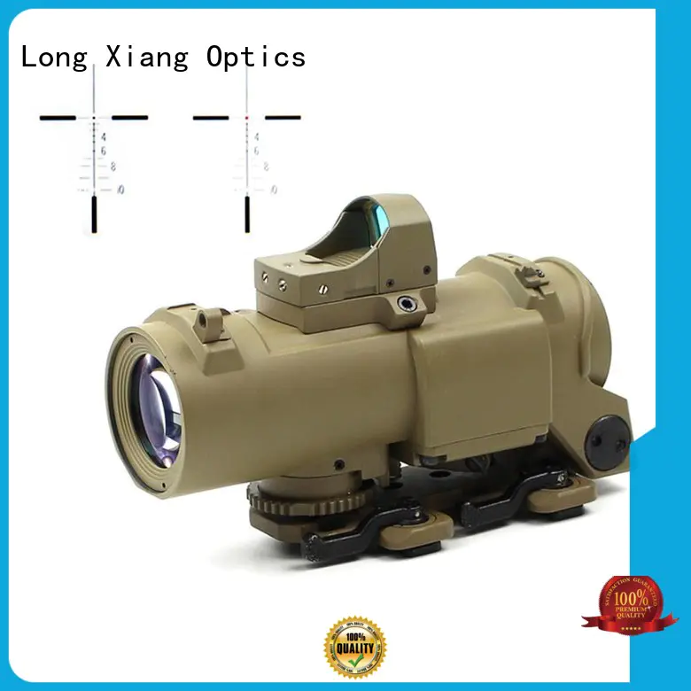 Long Xiang Optics dark green spitfire prism scope supplier for hunting