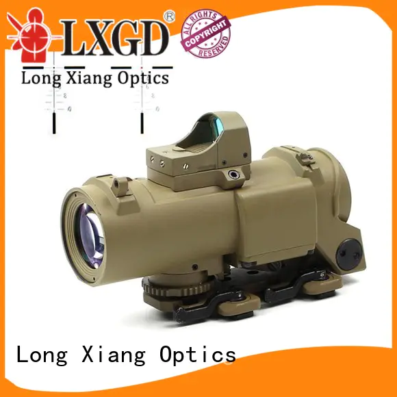 Long Xiang Optics black primary arms 5x prism scope wholesale for shotgun